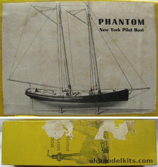 Model Shipways Phantom - New York Pilot Boat - 11.25 Inch Long Wood and Metal Ship Kit plastic model kit